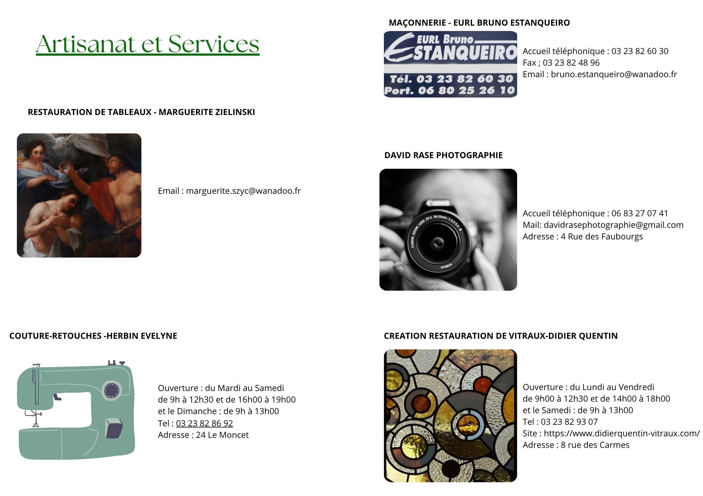 Artisanat et Services 1