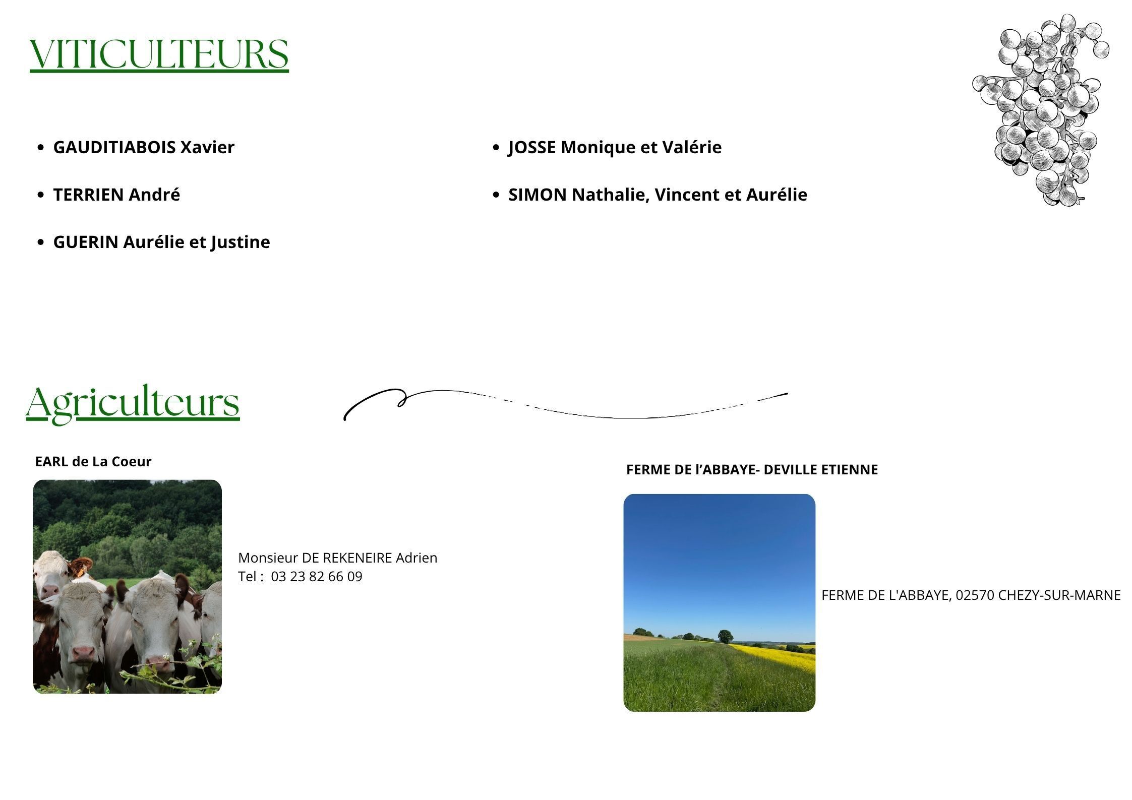 Viticulteurs et Agriculteurs